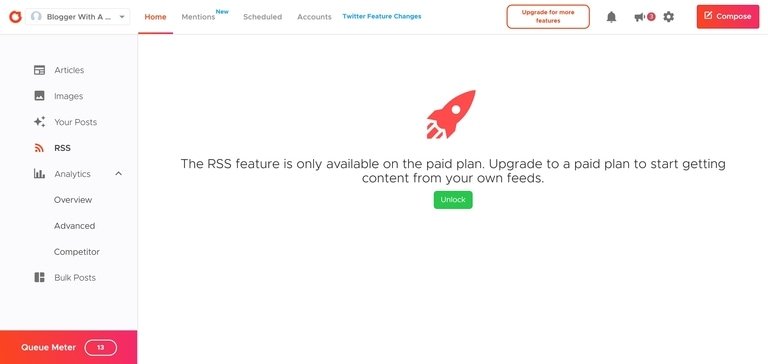 Crowdfire-RSS-Feed